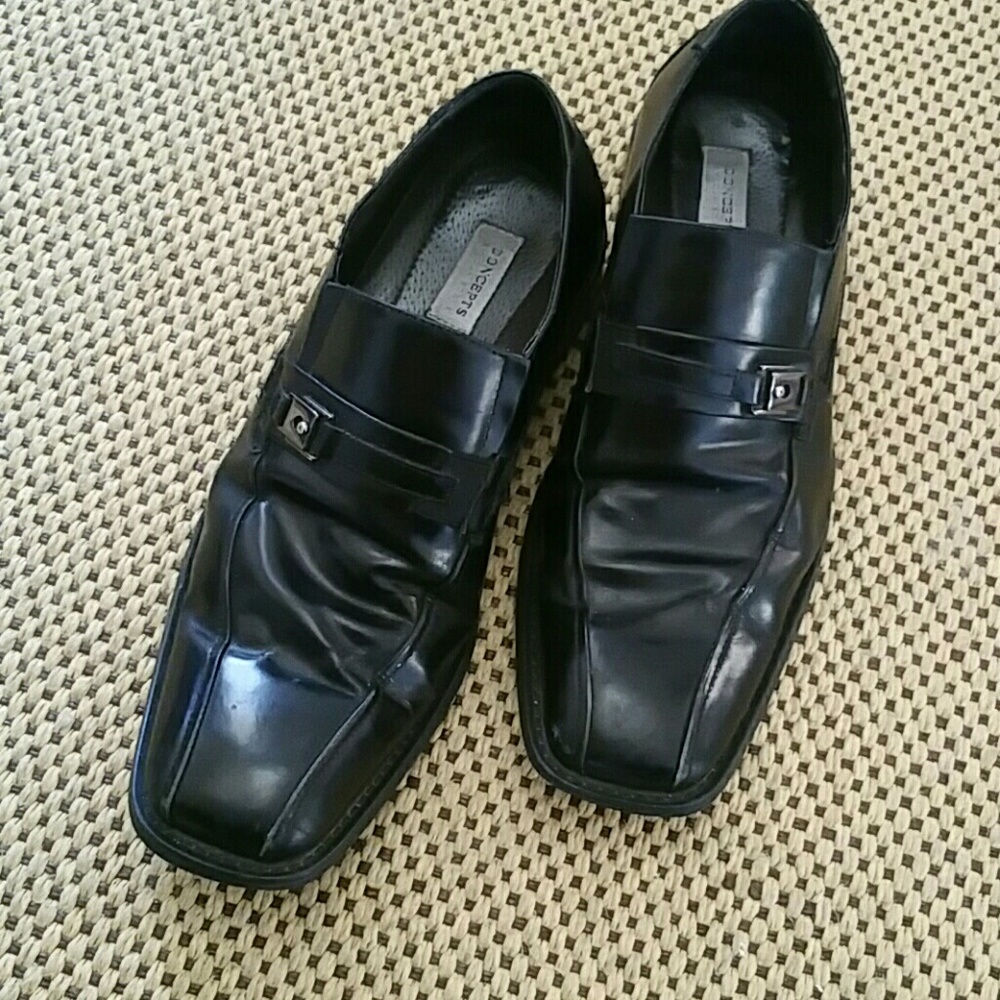 Genuine leather Men's Claiborne dress shoes *3/$30 Sale*